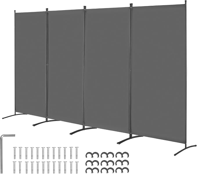 VEVOR Room Divider, 4 Panel Room Divider, Freestanding Room Partitions by VEVOR