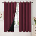 YoungsTex Burgundy 100% Blackout Curtains by YoungsTex