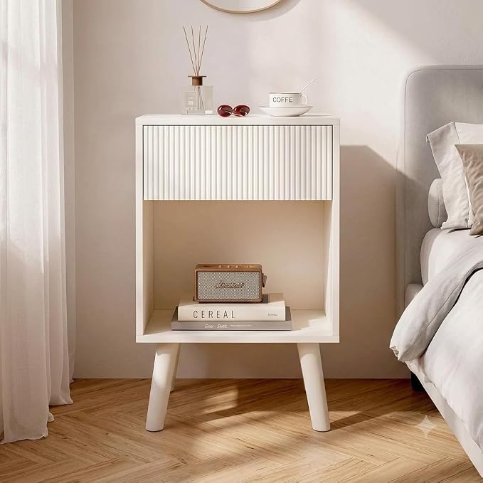 Nightstand, Modern Bedside Table by INNODToddlerTower