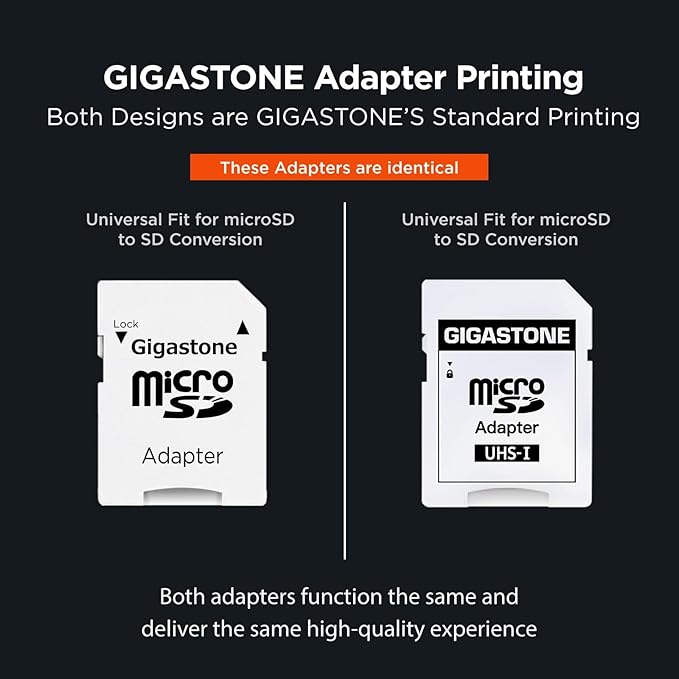 【5-Years Data Recovery】 GIGASTONE 512GB Micro SD Card, 4K Camera Pro, A2 V30 for Smartphone, Gopro, Action Cams, 4K UHD Video Recording, R/W up to 150/120 MB/s, UHS-I U3 C10 Class 10 with Adapter
