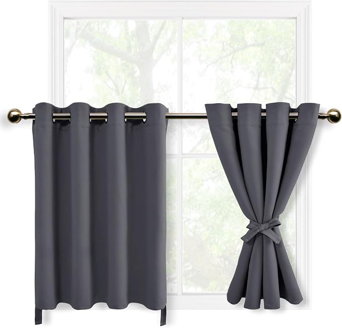 DWCN Room Darkening Curtains for Bedroom, 52 x 30 Inches Long - Image 7