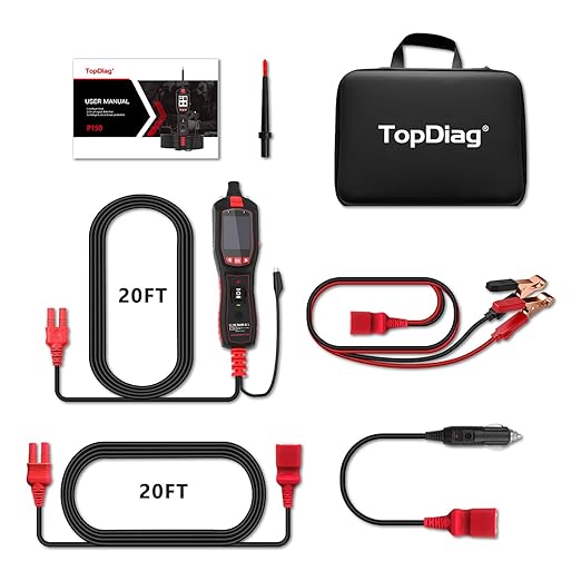 Electrical Tester for 6V-30V Cars, Short Circuit Breaker Finder Tool, Automotive Circuit Tester, Voltage Tester, P150
