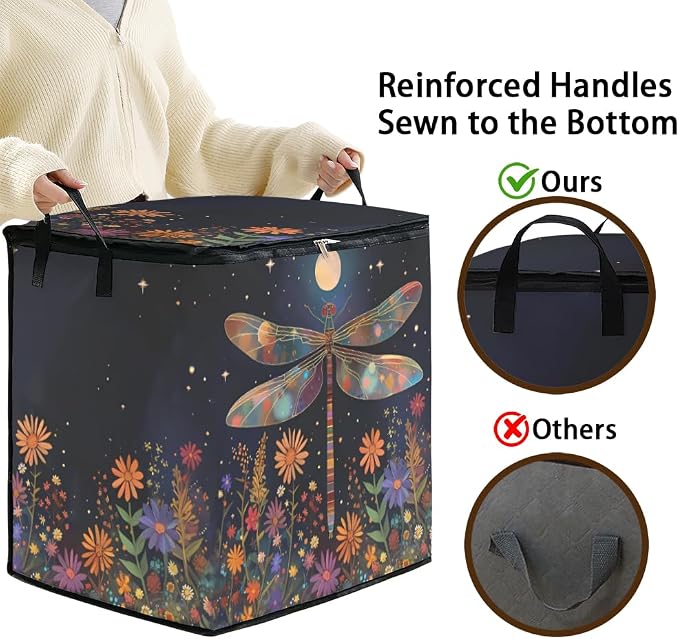 2pcs blanket storage bag for under bed, closet organizers 95L | clothing - Image 4
