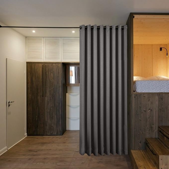 NICETOWN Floor to Ceiling Curtains, Room Divider Curtain Screen Partitions - Image 5