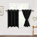 DWCN Short Black Blackout Curtains by DWCN