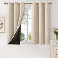 YoungsTex 100% Blackout Curtains 54 Inches Long, Thermal Insulated Black Out by YoungsTex