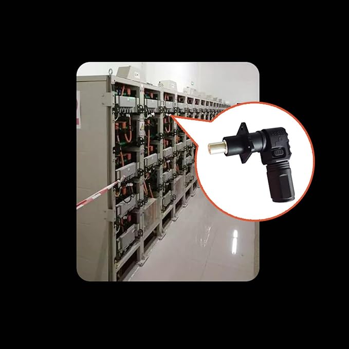 1 Set Battery Energy Storage Connector, 150A 35mm² High Current Connectors Quick Plug Terminal Orange Right Angle Plug and Socket IP67 Waterproof Power Adapter Crimping Wiring (150A, Orange)