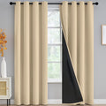 Thermal Insulated 100% Blackout Curtains by Yakamok