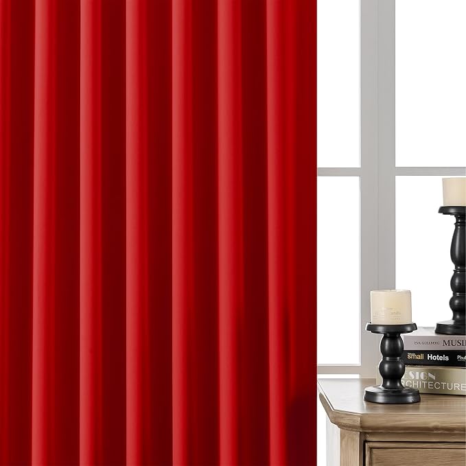Joydeco Blackout Curtains 108 Inches Long, Thermal Insulated Black Out Curtains - Image 5