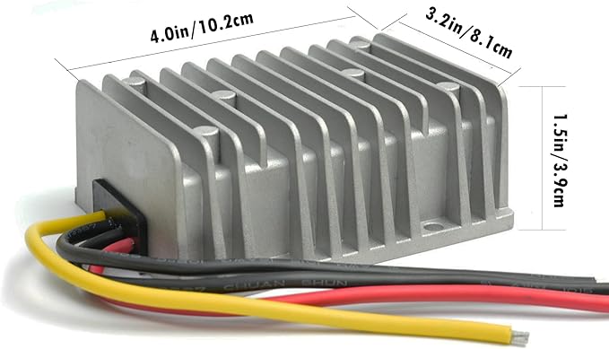 MGGi DC Regulator 60V 72V Step Down to 12V 20A 240W, Waterproof Converter Reducer, Voltage Reducer Power Supply Module Buck Transformer, for Golf Cart, forklifts, Car
