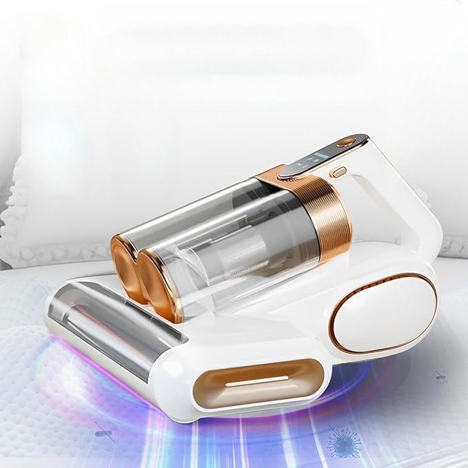 lafengyan Cordless Mattress Vacuum Cleaner with 16KPA Suction, Vibrating Roller Brushes, Dual Filtration & Long-Lasting Battery for Beds and Upholstery