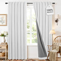 Deconovo Faux Linen 100% Blackout Curtains by Unknown