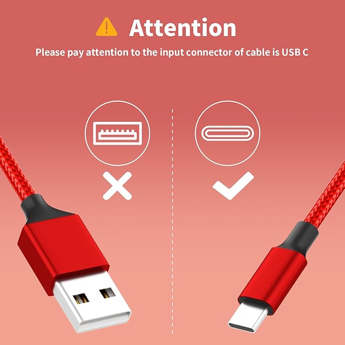 USB C Multi Charging Cable, (2 Pack 4FT), 3 in 1 Charging Cable Nylon Braided Universal Charging Cable with Type-C, Micro USB,IP Port for iPhone16/15 Series/Cell Phones & Pads and Other Devices