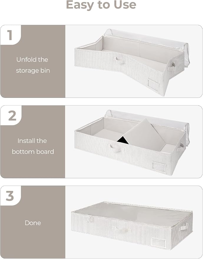 StorageWorks 7 Inch Low Profile Under Bed Storage Containers - Image 8