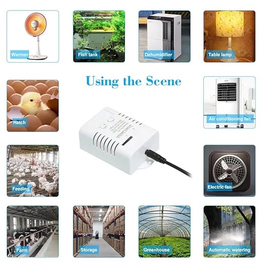 Yitouniu EWeLink Wireless Remote TH16 Switch WiFi Smart 16A Temperature Controller Sensor Module,with Energy Consumption Monitoring, Compatible with Alexa Google Home