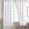 Diraysid 100% Blackout Curtains White Linen Curtains by Diraysid%2C+refresh+your+life