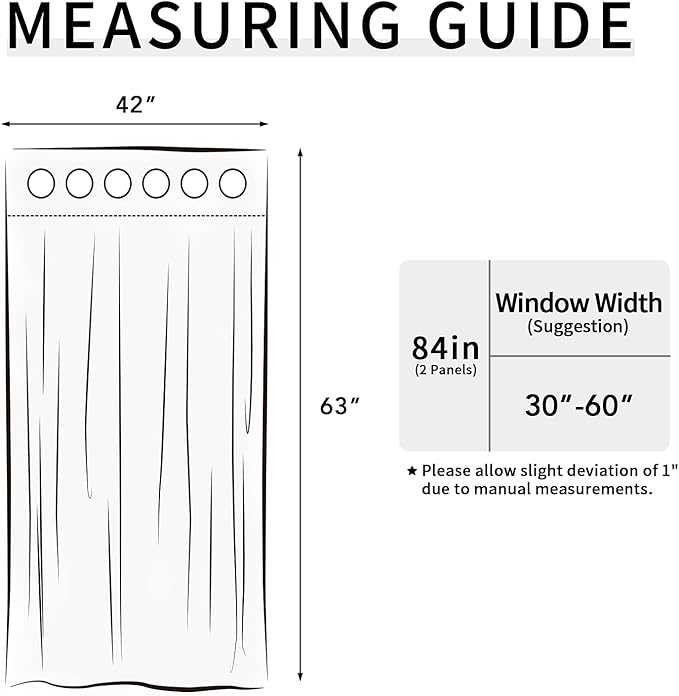 Easy-Going Thermal Grommet Blackout Curtains, 2 Panels 42x63 in, Taupe | - Image 7