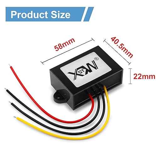 DC DC Stabilizer 9V-36V to 24V Boost Buck Converter Power Supply 1A 24W Waterproof Voltage Regulator Auto Step Up Down 24V Volt Transformer Module