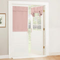 RYB HOME Blackout Door Curtain Kitchen Window Curtains, W34 x L40, Thermal by RYBHOME