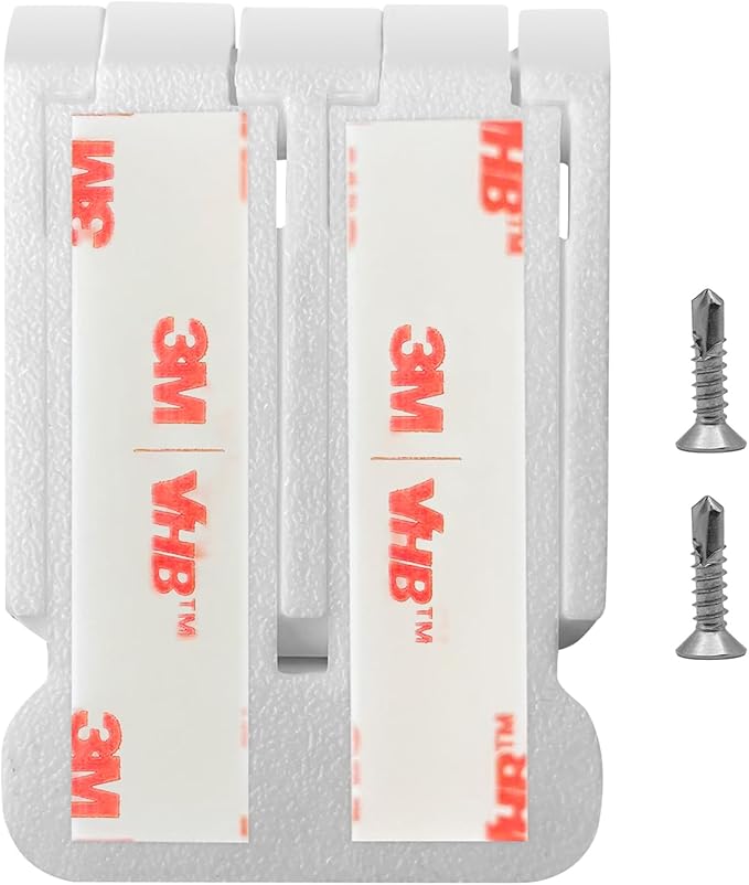 Garage Door Bracket/Mount for SimpliSafe Alarm Entry Sensors - Quick Installation & More Protection for Your Garage Door (2 Pack)