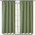 BGment Olive Green Blackout Curtains 48 Inches Length by BGment