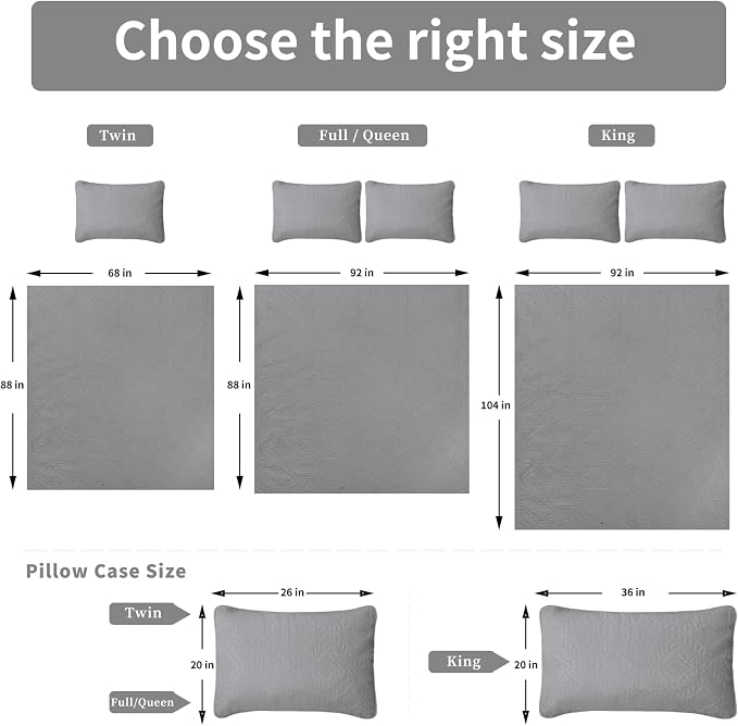 Easy-Going Reversible Quilt Set King, Bedspread - Image 7