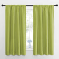 NICETOWN Kitchen Curtains, Short Blackout Curtains & Drapes, Fresh Green by NICETOWN