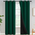 Yakamok Emerald Green Blackout Curtains 84 inches by Yakamok