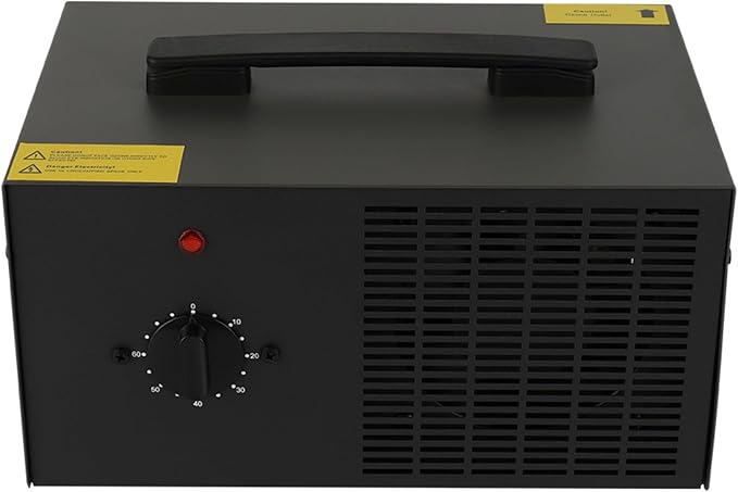 Industrial Ozone Machine 16000mg/h High Output Air Cleaner, Removes Odors, for Smoke, 60-Min Timer for Large Spaces, Ideal for Commercial & Home Use