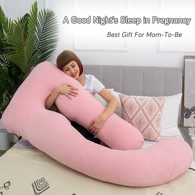 60 Inch Pregnancy Pillows for Sleeping | Extra Large U Shaped Body Pillow - Image 9