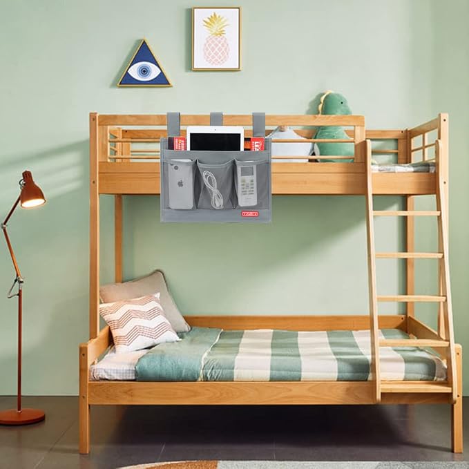 Zafit Hanging Bedside Caddy, Bedside Storage Organizer - Image 7