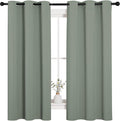NICETOWN Sage Green Nursery Essential Thermal Insulated Solid Grommet Top by NICETOWN