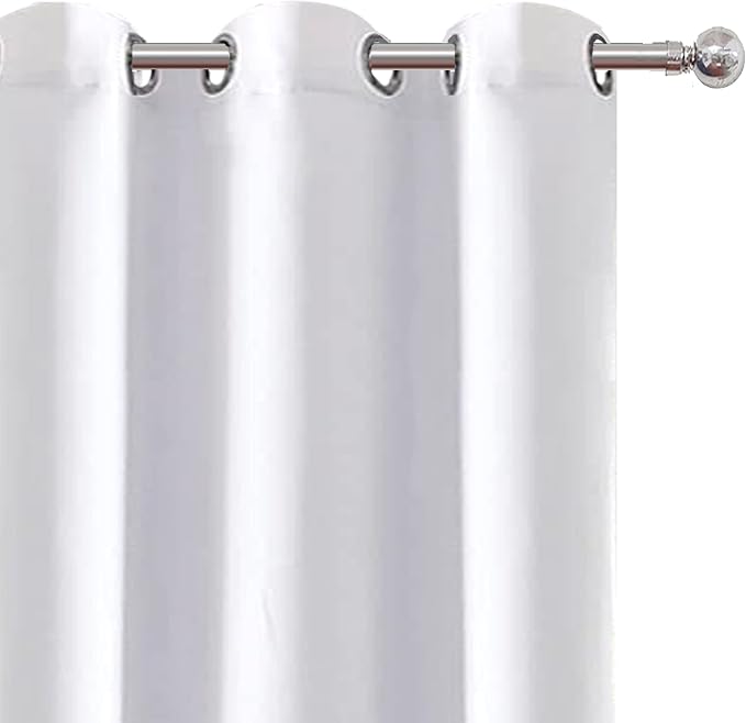 100% Blackout White Curtains - Image 7