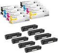 CS Replacement Toner Cartridge Compatible with HP 201X CF400X Black CF401X Cyan CF403X Magenta CF402X Yellow Color Pro MFP M277n Pro M252 Pro M252dw Pro MFP M277 8 Color Set
