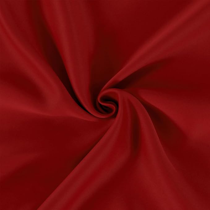 Blackout Curtains 66 x 95 inch/Red Curtains Set of 2 Panels/Thermal Insulated - Image 6