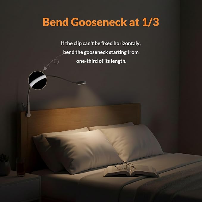LEPOWER Clip on Light, Book Reading Lamp - Image 4