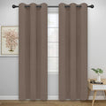 Easy-Going Thermal Grommet Blackout Curtains, 2 Panels 46x84 in, Camel | by Easy-Going