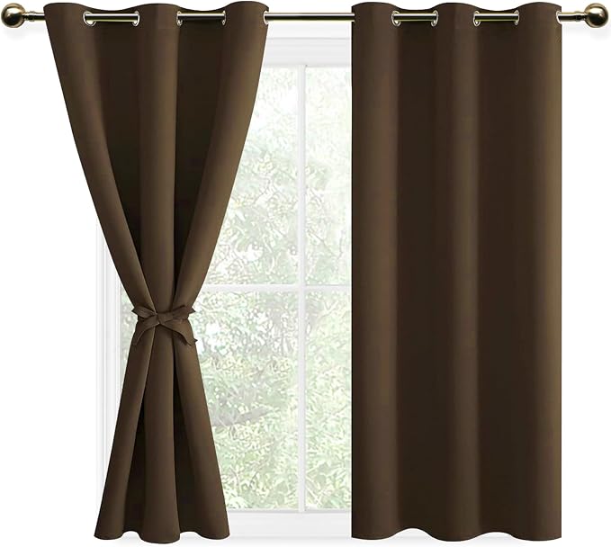 DWCN Blackout Curtains for Bedroom 38x54 Inches by DWCN