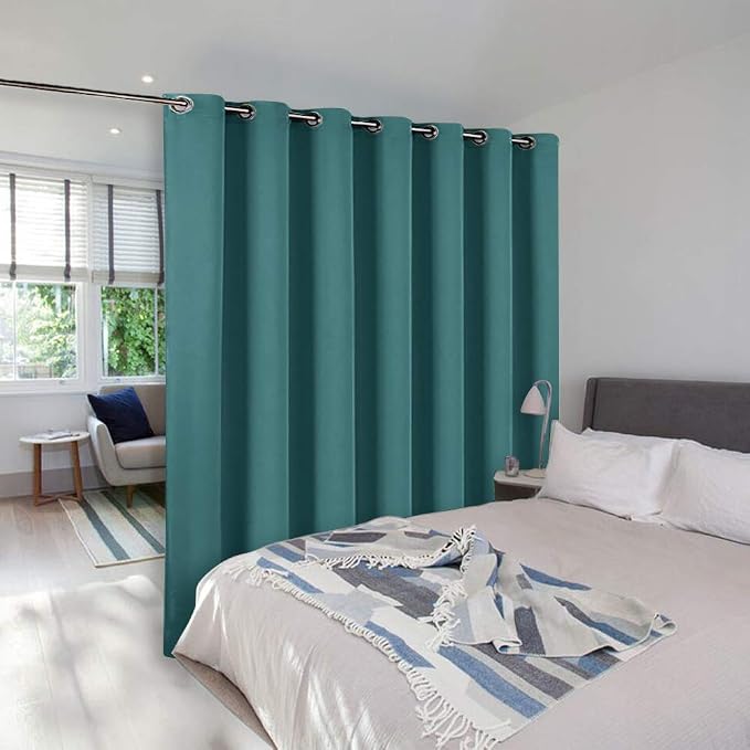 NICETOWN Wall Dividers for Rooms, Room Divider Curtain Screen Partitions by NICETOWN