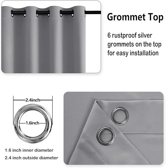 DWCN Blackout Curtains for Bedroom - Image 5