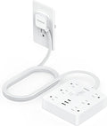 TESSAN 5Ft White Extension Cord by TESSAN