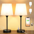 Bedside Table Lamps Set 2 for Bedroom by Acaxin