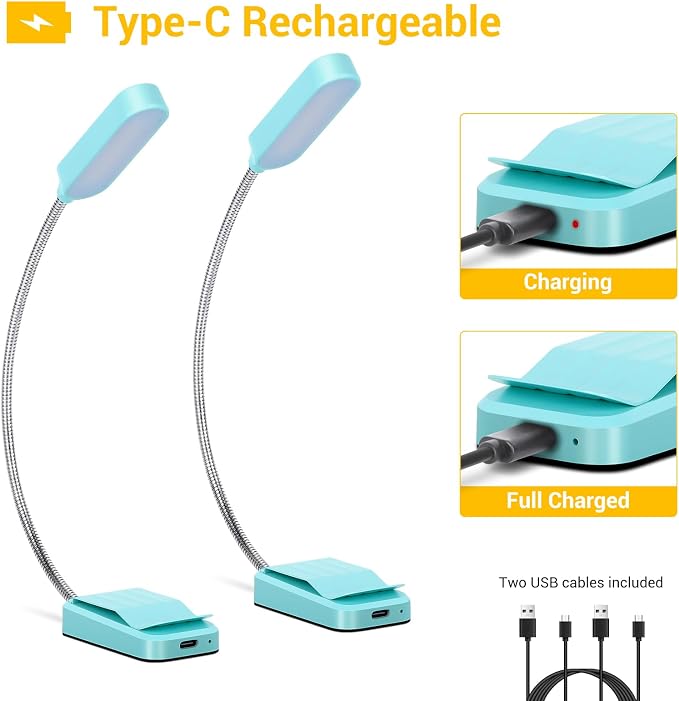 2 Pack Rechargeable Book Lights - Image 7