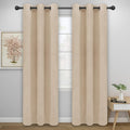Easy-Going Thermal Grommet Blackout Curtains, 2 Panels 42x95 in, Noise Reduction by Easy-Going