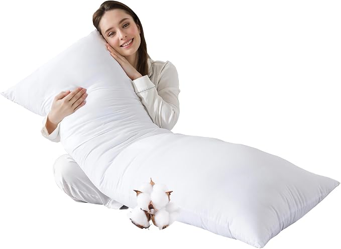 SHOUREN Large Body Pillow, Long Bed Pillow by SHOUREN