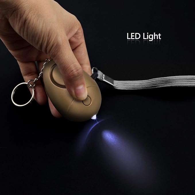 KOSIN Safe Sound Personal Alarm, 6 Pack 140DB Personal Security Alarm Keychain with LED Lights, Emergency Safety Alarm for Women, Men, Children, Elderly1
