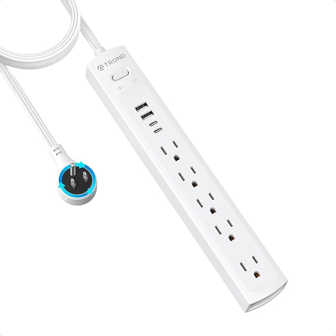 TROND 360 Rotating Plug Surge Protector Power Strip by TRONDOfficial