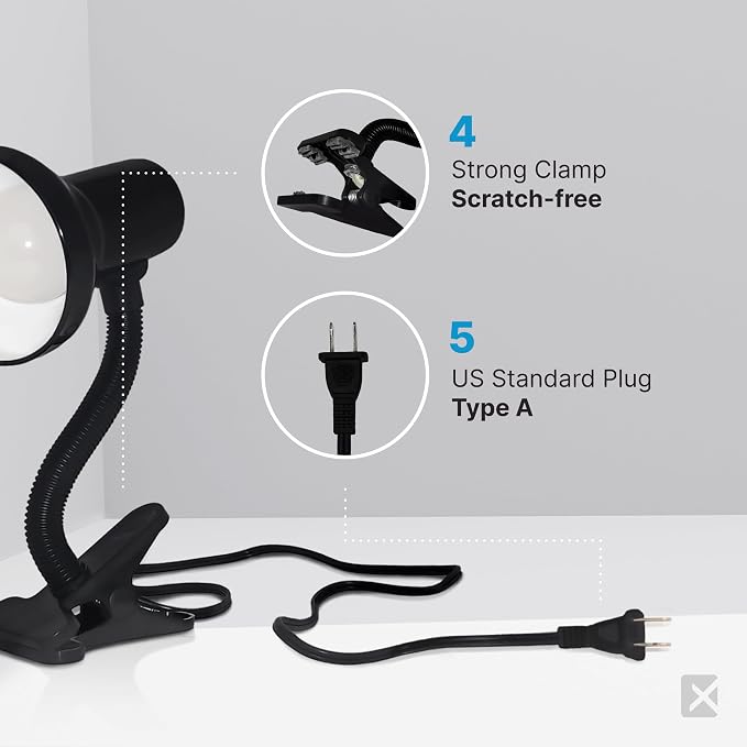 Xtricity LED Clip on Desk Lamp - Image 5