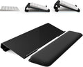 Laborio Computer Keyboard Stand for Desktop, 2-Level Height Adjustment Keyboard Wrist Rest, Non-Slip Key Board Riser Pad for Office, Gaming, and Home Desks