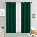 Yakamok Blackout Curtains 38x54 inch Dark Green Thermal Drapes-Bedroom | 2 by Yakamok